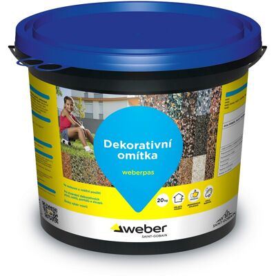 Omítka dekorativní weberpas marmolit střednězrnný 0037 20 kg Omítka dekorativní weberpas marmolit střednězrnný 0037 20 kg