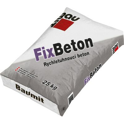 Beton rychletuhnoucí Baumit FixBeton 25 kg Beton rychletuhnoucí Baumit FixBeton 25 kg
