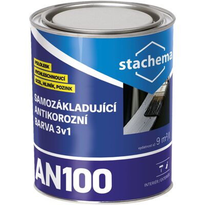 Nátěr samozákladující antikorozní Stachema AN100 slonová kost světlá 3 l Nátěr samozákladující antikorozní Stachema AN100 slonová kost světlá 3 l