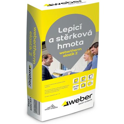 Hmota lepicí a stěrková webertherm elastik Z 25 kg Hmota lepicí a stěrková webertherm elastik Z 25 kg