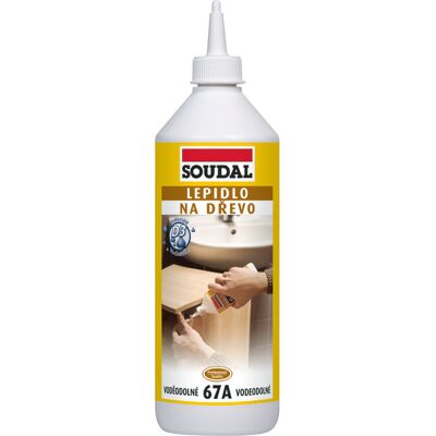 Lepidlo na dřevo Soudal 67A vodostálé 750 g Lepidlo na dřevo Soudal 67A vodostálé 750 g