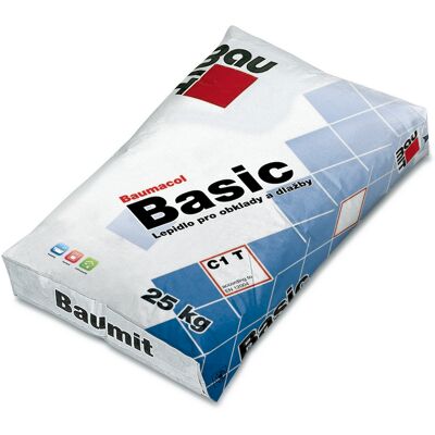 Lepidlo cementové C1T Baumit Baumacol Basic 25 kg Lepidlo cementové C1T Baumit Baumacol Basic 25 kg