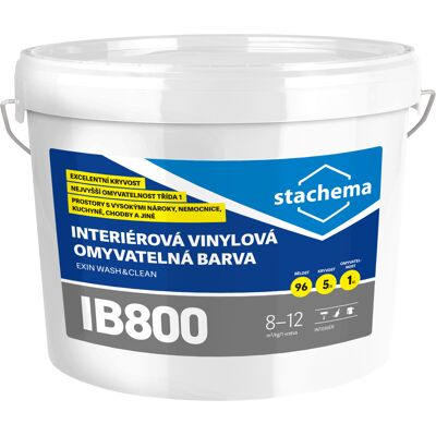 Barva vinylová Stachema IB800 bílá 15 kg Barva vinylová Stachema IB800 bílá 15 kg