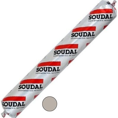 Tmel polybutylenový Soudal BUTYRUB šedý 600 ml Tmel polybutylenový Soudal BUTYRUB šedý 600 ml