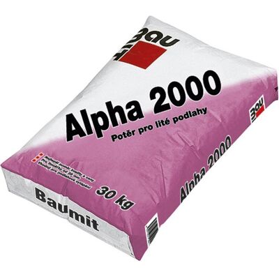 Potěr samonivelační litý Baumit Alpha 2000 30 kg Potěr samonivelační litý Baumit Alpha 2000 30 kg