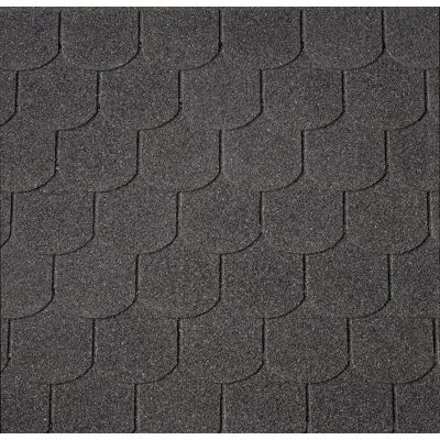 Šindel asfaltový IKO 2.0 Superglass Biber 01 Černá 2,0 m2 Šindel asfaltový IKO 2.0 Superglass Biber 01 Černá 2,0 m2