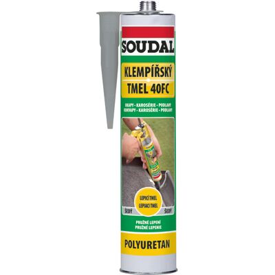 Tmel klempířský Soudal 40FCšedý 280 ml Tmel klempířský Soudal 40FCšedý 280 ml