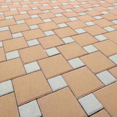 Dlažba betonová BEST KARO standard karamel výška 60 mm Dlažba betonová BEST KARO standard karamel výška 60 mm