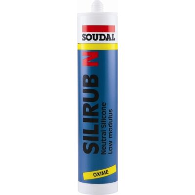 Tmel silikonový Soudal SILIRUB N transparentní 300 ml Tmel silikonový Soudal SILIRUB N transparentní 300 ml