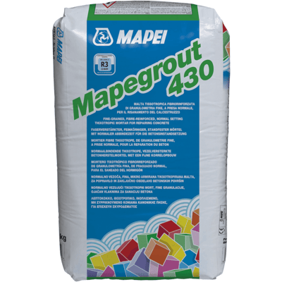 Malta vyztužená vlákny Mapei MAPEGROUT 430 25 kg Malta vyztužená vlákny Mapei MAPEGROUT 430 25 kg