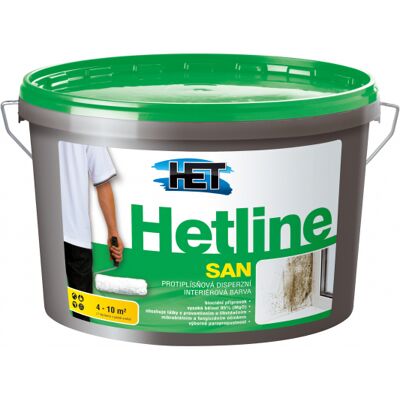 Malba interiérová HET Hetline San Active bílá 7 kg Malba interiérová HET Hetline San Active bílá 7 kg