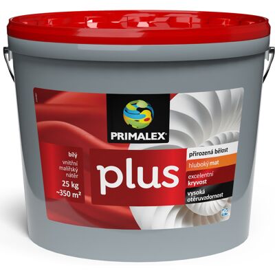 Malba interiérová PRIMALEX Plus bílá, 15 kg Malba interiérová PRIMALEX Plus bílá, 15 kg