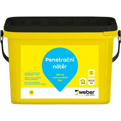 Penetrace weberpodklad floor 5 kg Penetrace weberpodklad floor 5 kg