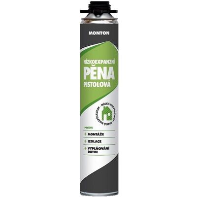 Pěna montážní nízkoexpanzní Soudal Monton pistolová 750 ml Pěna montážní nízkoexpanzní Soudal Monton pistolová 750 ml