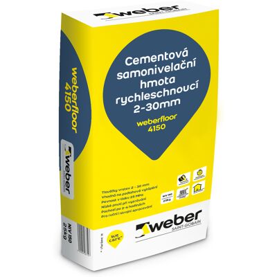 Hmota samonivelační weberfloor 4150 25 kg Hmota samonivelační weberfloor 4150 25 kg
