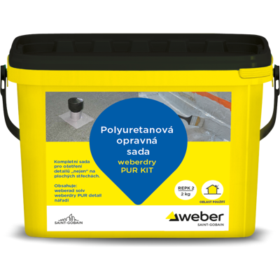 Sada k ošetření střešních detailů weberdry PUR KIT 2 kg Sada k ošetření střešních detailů weberdry PUR KIT 2 kg