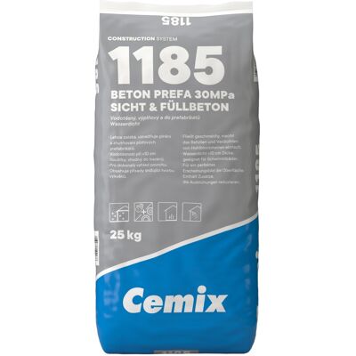 Beton C25/30 Cemix prefa 1185 30 MPa 25 kg Beton C25/30 Cemix prefa 1185 30 MPa 25 kg
