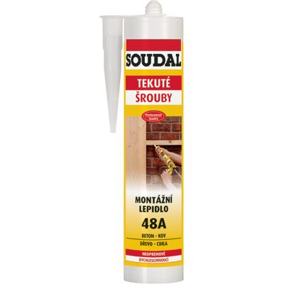 Lepidlo montážní Soudal 48A tekuté šrouby 310 ml Lepidlo montážní Soudal 48A tekuté šrouby 310 ml