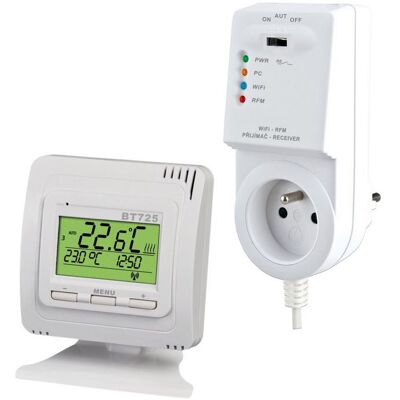Termostat bezdrátový internetový Elektrobock BT725 s WiFi modulem Termostat bezdrátový internetový Elektrobock BT725 s WiFi modulem