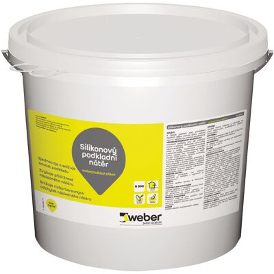Nátěr základní weberpodklad silikon 10 kg Nátěr základní weberpodklad silikon 10 kg