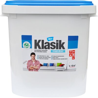 Malba interiérová HET Klasik bílá 40 kg Malba interiérová HET Klasik bílá 40 kg