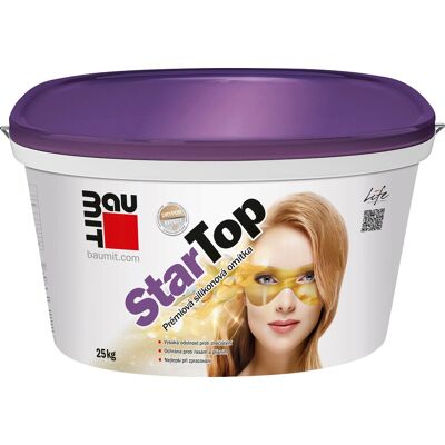 Omítka silikonová Baumit StarTop zrnitá 1,5 mm 25 kg Omítka silikonová Baumit StarTop zrnitá 1,5 mm 25 kg
