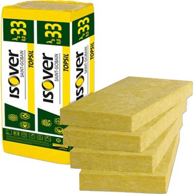 Tepelná izolace ISOVER TOPSIL 100 mm (3,6 m2/bal.) Tepelná izolace ISOVER TOPSIL 100 mm (3,6 m2/bal.)