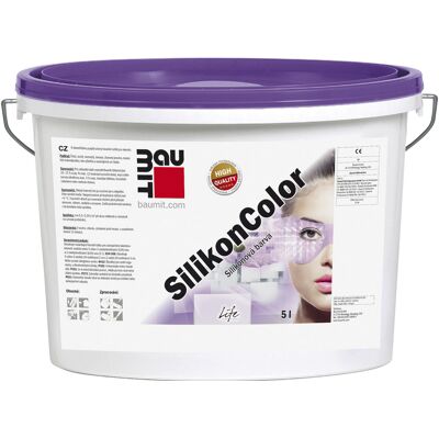 Barva fasádní silikonová Baumit SilikonColor probarvená 5 l Barva fasádní silikonová Baumit SilikonColor probarvená 5 l