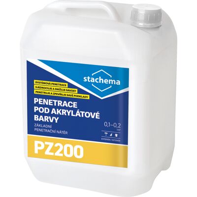 Penetrace akrylátová Stachema PZ200 mléčně bílá 5 l Penetrace akrylátová Stachema PZ200 mléčně bílá 5 l