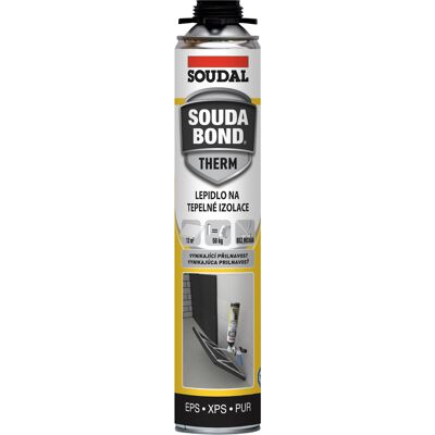 Pěna polyuretanová Soudal Soudabond THERM pistolová 750 ml Pěna polyuretanová Soudal Soudabond THERM pistolová 750 ml
