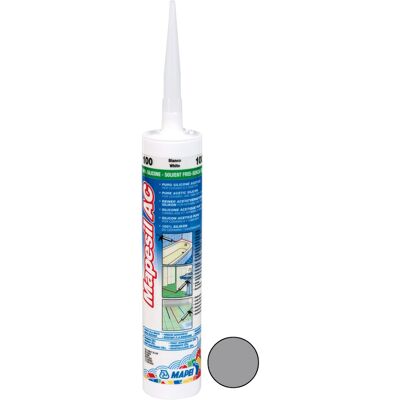 Tmel silikonový Mapei Mapesil AC 112 šedá střední 310 ml Tmel silikonový Mapei Mapesil AC 112 šedá střední 310 ml