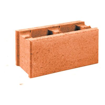 Tvárnice plotová BEST LUNETA II karamel 200×400×200 mm Tvárnice plotová BEST LUNETA II karamel 200×400×200 mm