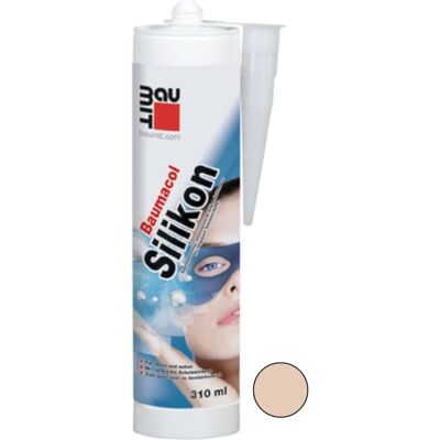 Tmel silikonový sanitární Baumit Baumacol Silikon bahama 310 ml Tmel silikonový sanitární Baumit Baumacol Silikon bahama 310 ml