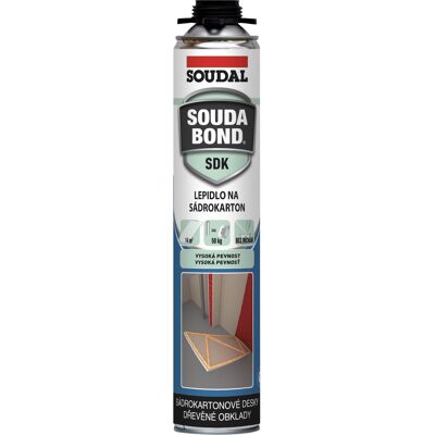 Pěna polyuretanová Soudal Soudabond SDK pistolová 750 ml Pěna polyuretanová Soudal Soudabond SDK pistolová 750 ml