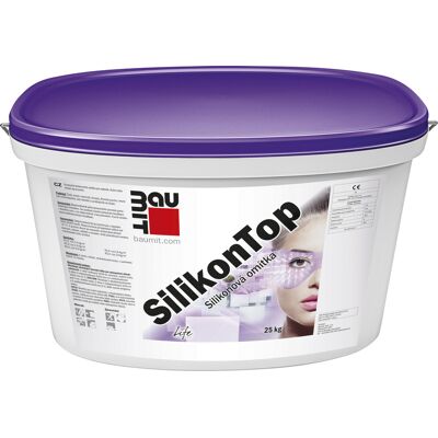 Omítka silikonová Baumit SilikonTop škrábaná 2 mm 25 kg Omítka silikonová Baumit SilikonTop škrábaná 2 mm 25 kg