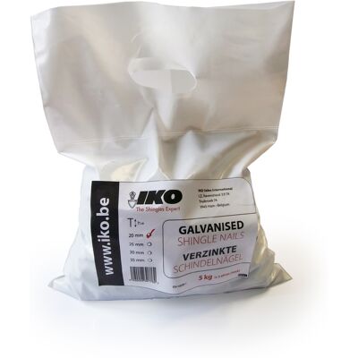Hřebíky galvanizované IKO 20 mm 1 kg Hřebíky galvanizované IKO 20 mm 1 kg