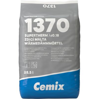 Malta zdicí Cemix 1370 SUPERTHERM 28,5 l Malta zdicí Cemix 1370 SUPERTHERM 28,5 l