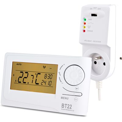Termostat bezdrátový digitální Elektrobock BT22 Termostat bezdrátový digitální Elektrobock BT22