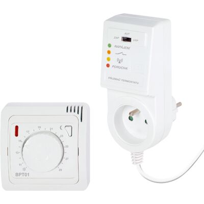 ELEKTROBOCK EB BT015 - Bezdrátový termostat - Dosah 35m - Vnitřní ELEKTROBOCK EB BT015 - Bezdrátový termostat - Dosah 35m - Vnitřní