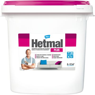 Malba interiérová HET Hetmal Plus bílá 40 kg Malba interiérová HET Hetmal Plus bílá 40 kg