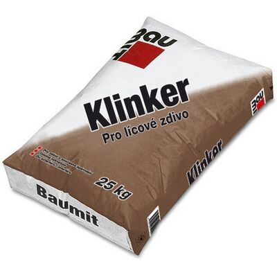 Malta zdicí a spárovací Baumit Klinker 25 kg Malta zdicí a spárovací Baumit Klinker 25 kg