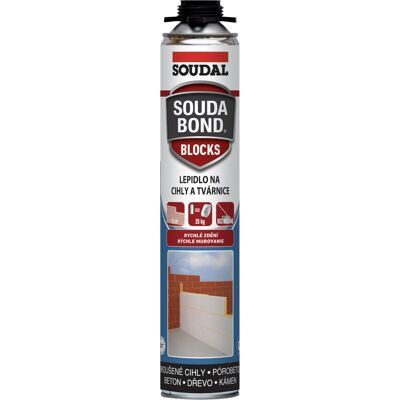 Pěna polyuretanová Soudal Soudabond ZDIVO pistolová 750 ml Pěna polyuretanová Soudal Soudabond ZDIVO pistolová 750 ml