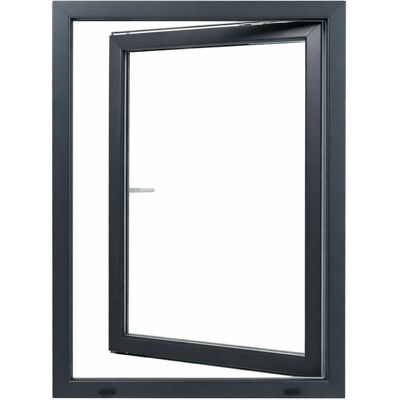 Okno plastové BRAVO OS1 RAL 7016/bílá levé 900×1 200 mm Okno plastové BRAVO OS1 RAL 7016/bílá levé 900×1 200 mm