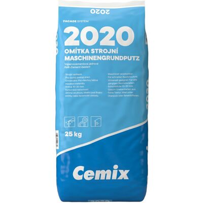 Omítka jádrová Cemix 2020 strojní 25 kg Omítka jádrová Cemix 2020 strojní 25 kg