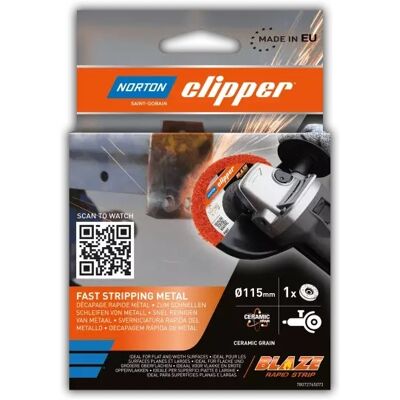 Kotouč brusný Norton Clipper Rapid Blaze 115×22 mm Kotouč brusný Norton Clipper Rapid Blaze 115×22 mm