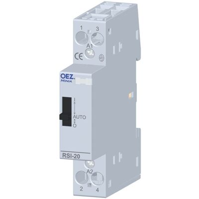 Stykač s manuálním ovládáním OEZ RSI-20-20-A230-M Stykač s manuálním ovládáním OEZ RSI-20-20-A230-M