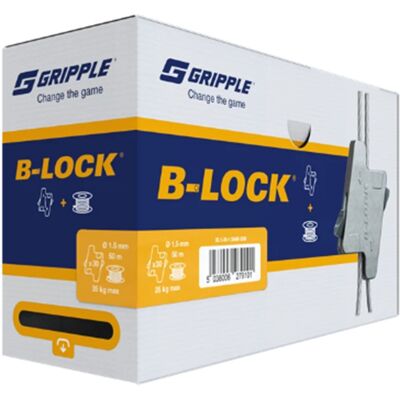 Sada zámků B-lock a lana Gripple 150 m Sada zámků B-lock a lana Gripple 150 m
