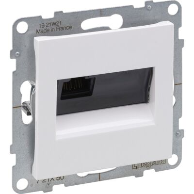 Zásuvka datová Legrand Suno CAT5E 1× RJ45 bílá Zásuvka datová Legrand Suno CAT5E 1× RJ45 bílá