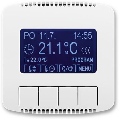 Termostat univerzální digitální ABB Tango bílá Termostat univerzální digitální ABB Tango bílá