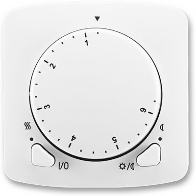 Termostat univerzální otočný ABB Tango bílá Termostat univerzální otočný ABB Tango bílá